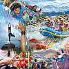 Alegra tus días con Celebración, Alegría y Movimiento. Una colección de 40 puzzles fotográficos de fiestas, risas y movimiento, de fuegos artificiales a danzas folklóricas, de guerras de bolas de nieve a brindis de verano.