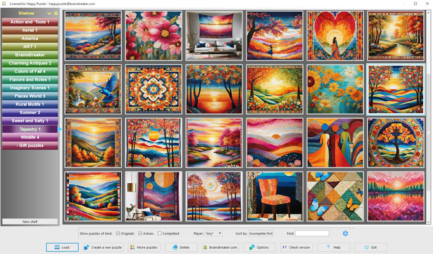 A view of the Timeless Tapestries 1 pack on the BrainsBreaker gallery.