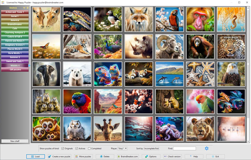 Check out the Wildlife 4 puzzle collection on the BrainsBreaker Gallery!