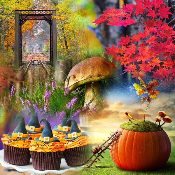 Some of the images you will find in the new set Scent of Fall 1