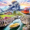 New collection of 40 jigsaw puzzles, this time with pictures from Europe. You will find castles, cities, wood houses, lakes... A great selection of puzzles to solve