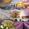 New free pack and also new set "Landscapes 1" with 40 jigsaw puzzles of stunning landscapes of all kinds. Great quality and assortment for a nice experience.
